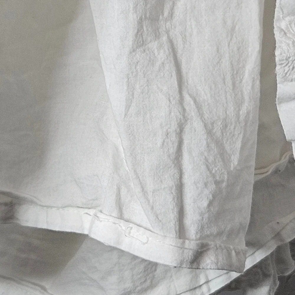 Tahari White Eyelet Lace Dress 4T Tiered Coquette Cottage Easter Flower Girl‎